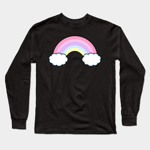 Pastel Rainbow | Sticker Collection Long Sleeve T-Shirt by Danielle